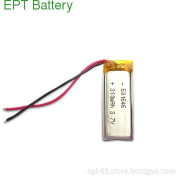 Hot saler 3.7V 310mah Lipo,Li polymer battery for small toy
